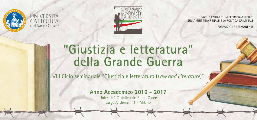 Giustizia e letteratura della Grande Guerra